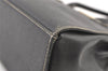 Authentic BURBERRY Vintage Leather Hand Bag Purse Black 1546K