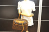 Authentic Louis Vuitton Monogram Deauville Hand Bag M47270 LV Junk 1547I