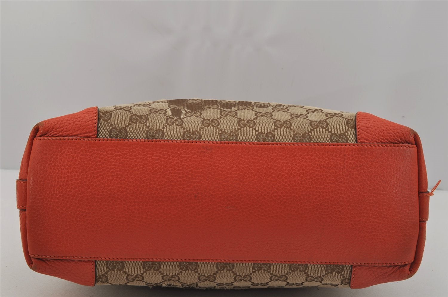 Authentic GUCCI Miss GG 2Way Shoulder Bag GG Canvas Leather 326514 Brown 1547J