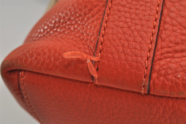 Authentic GUCCI Miss GG 2Way Shoulder Bag GG Canvas Leather 326514 Brown 1547J