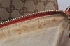 Authentic GUCCI Miss GG 2Way Shoulder Bag GG Canvas Leather 326514 Brown 1547J