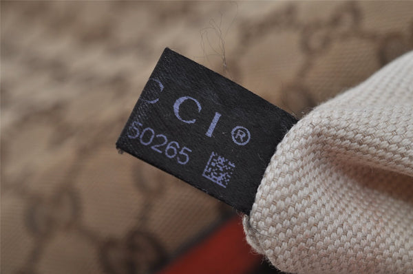 Authentic GUCCI Miss GG 2Way Shoulder Bag GG Canvas Leather 326514 Brown 1547J