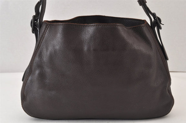 Authentic BOTTEGA VENETA Vintage Shoulder Tote Bag Purse Brown 1548K