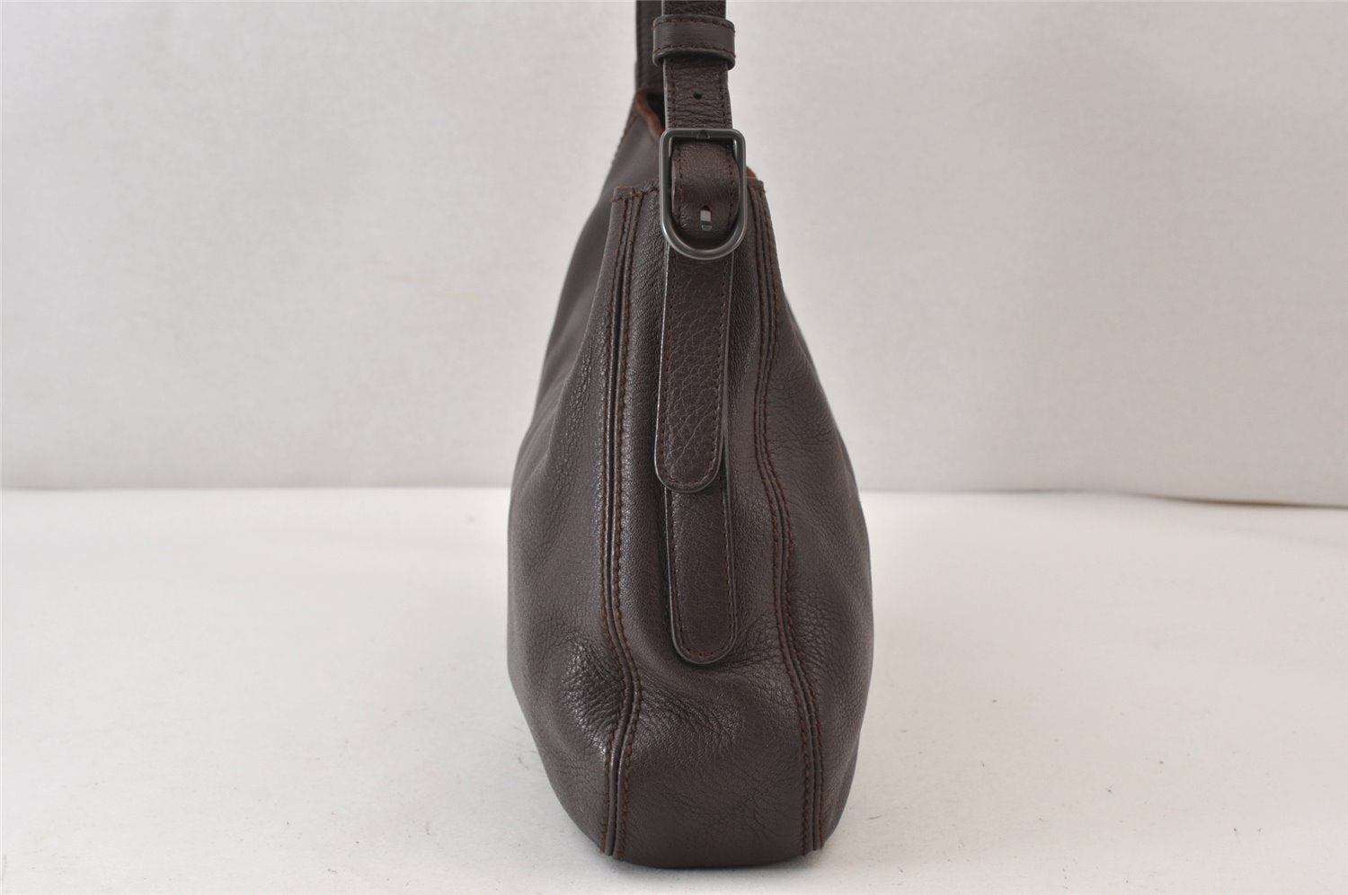 Authentic BOTTEGA VENETA Vintage Shoulder Tote Bag Purse Brown 1548K