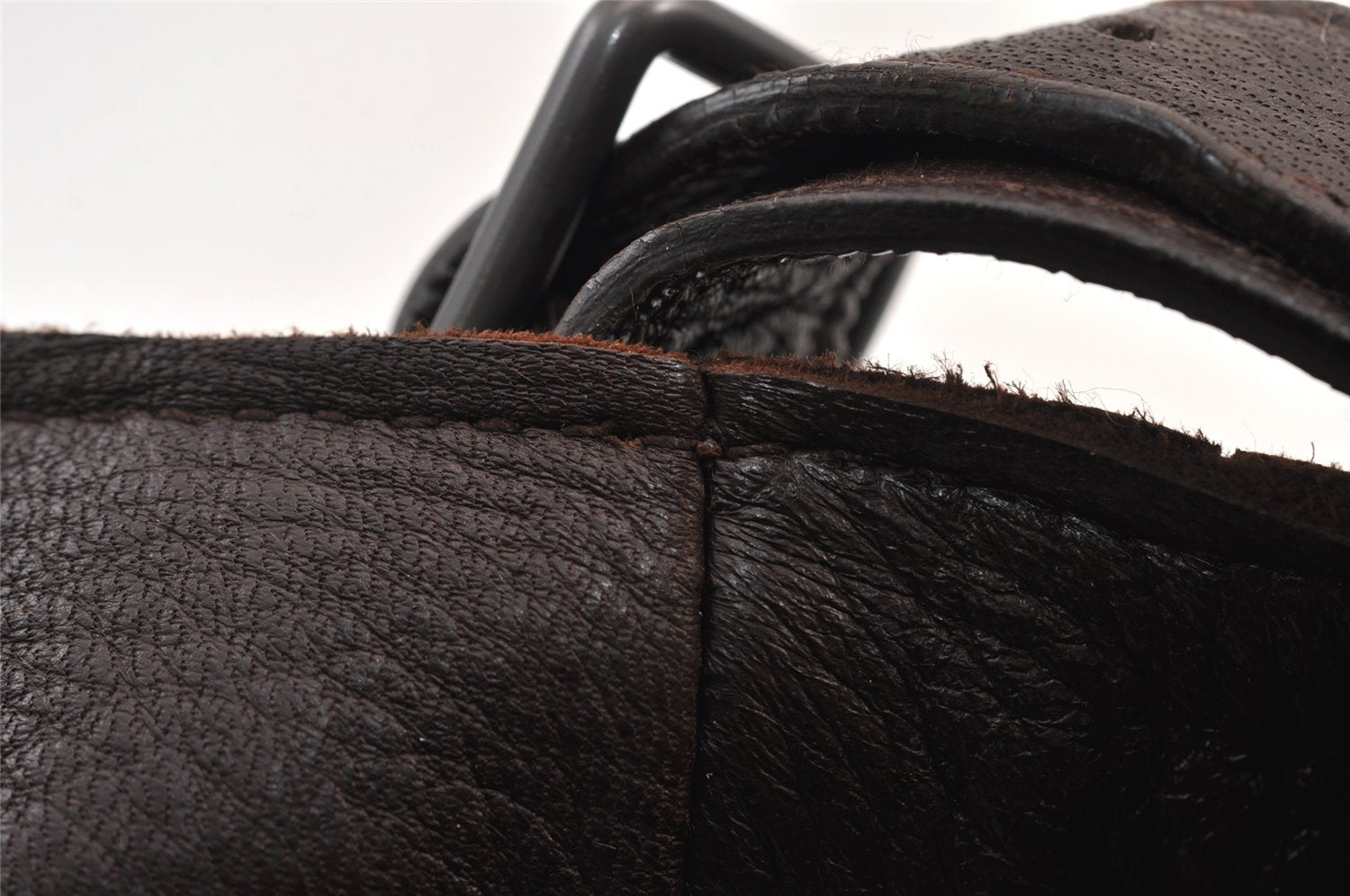 Authentic BOTTEGA VENETA Vintage Shoulder Tote Bag Purse Brown 1548K