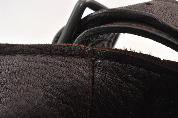 Authentic BOTTEGA VENETA Vintage Shoulder Tote Bag Purse Brown 1548K