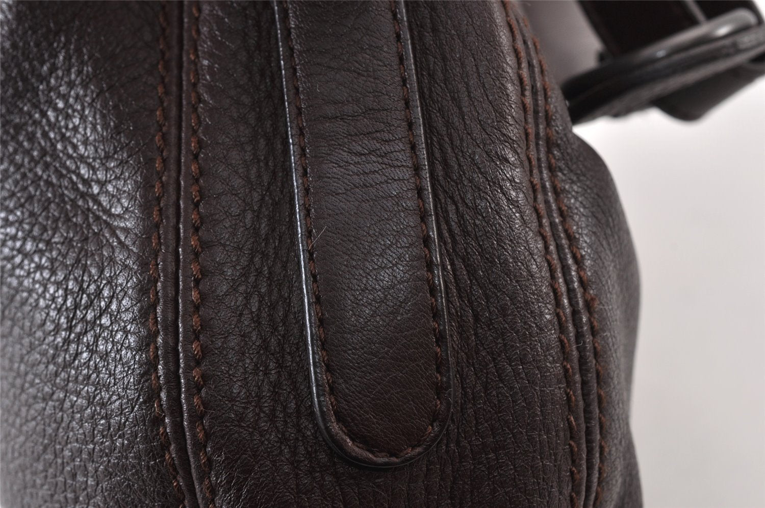 Authentic BOTTEGA VENETA Vintage Shoulder Tote Bag Purse Brown 1548K