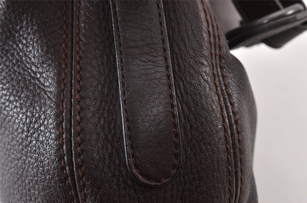 Authentic BOTTEGA VENETA Vintage Shoulder Tote Bag Purse Brown 1548K
