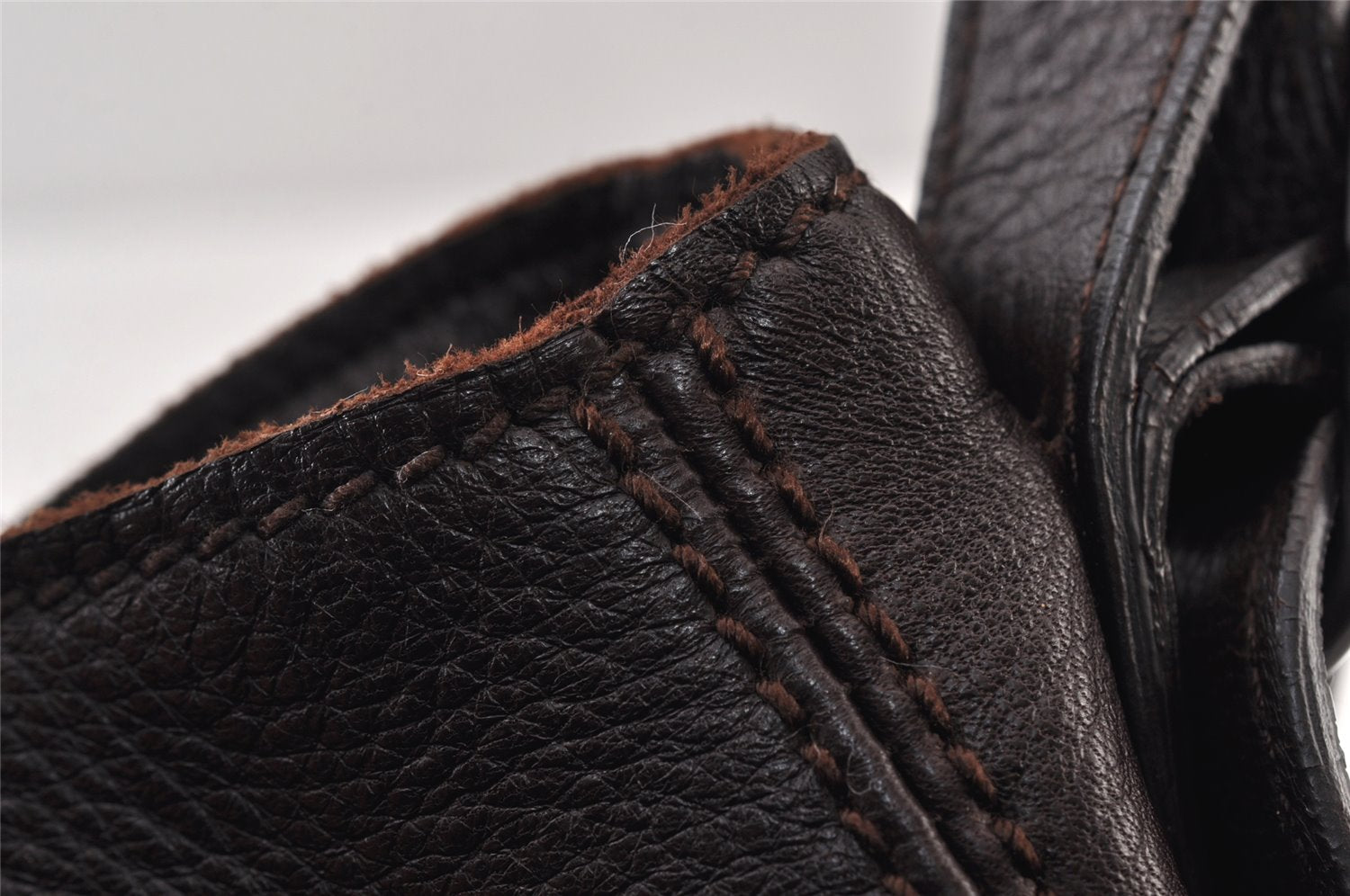 Authentic BOTTEGA VENETA Vintage Shoulder Tote Bag Purse Brown 1548K