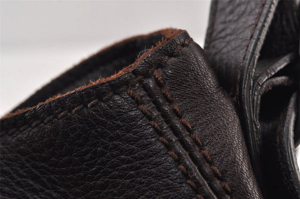 Authentic BOTTEGA VENETA Vintage Shoulder Tote Bag Purse Brown 1548K