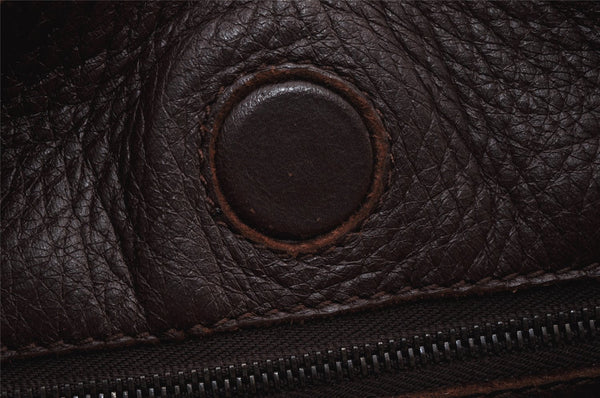 Authentic BOTTEGA VENETA Vintage Shoulder Tote Bag Purse Brown 1548K