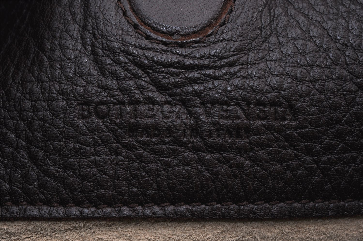 Authentic BOTTEGA VENETA Vintage Shoulder Tote Bag Purse Brown 1548K