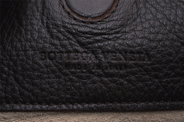 Authentic BOTTEGA VENETA Vintage Shoulder Tote Bag Purse Brown 1548K