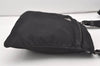 Authentic PRADA Nylon Tessuto Leather Shoulder Cross Body Bag Black 1549J