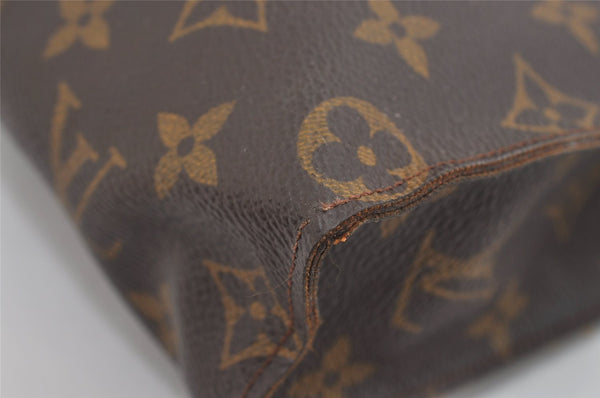 Auth Louis Vuitton Monogram Poche Toilette 26 Cosmetics Pouch Old Model LV 1550I