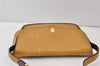 Authentic Cartier Must de Cartier Leather Shoulder Cross Body Bag Brown 1550K