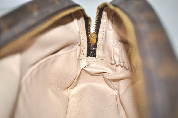 Auth Louis Vuitton Monogram Trousse Toilette 28 Clutch Hand Bag M47522 LV 1551I