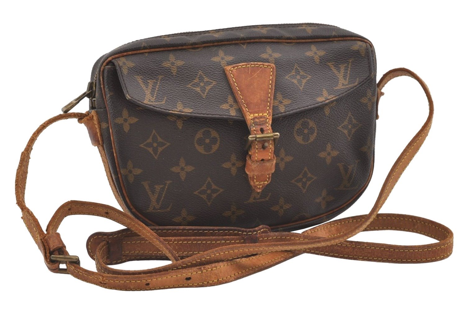 Authentic Louis Vuitton Monogram Jeune Fille PM M51227 Shoulder Cross Bag 1551J
