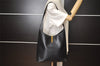 Authentic GUCCI Vintage Shoulder Bag Purse Leather Black 1552J