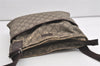 Authentic GUCCI Shoulder Cross Body Bag GG PVC Leather 141626 Brown 1553J