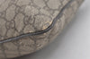 Authentic GUCCI Shoulder Cross Body Bag GG PVC Leather 141626 Brown 1553J