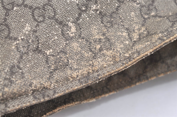 Authentic GUCCI Shoulder Cross Body Bag GG PVC Leather 141626 Brown 1553J