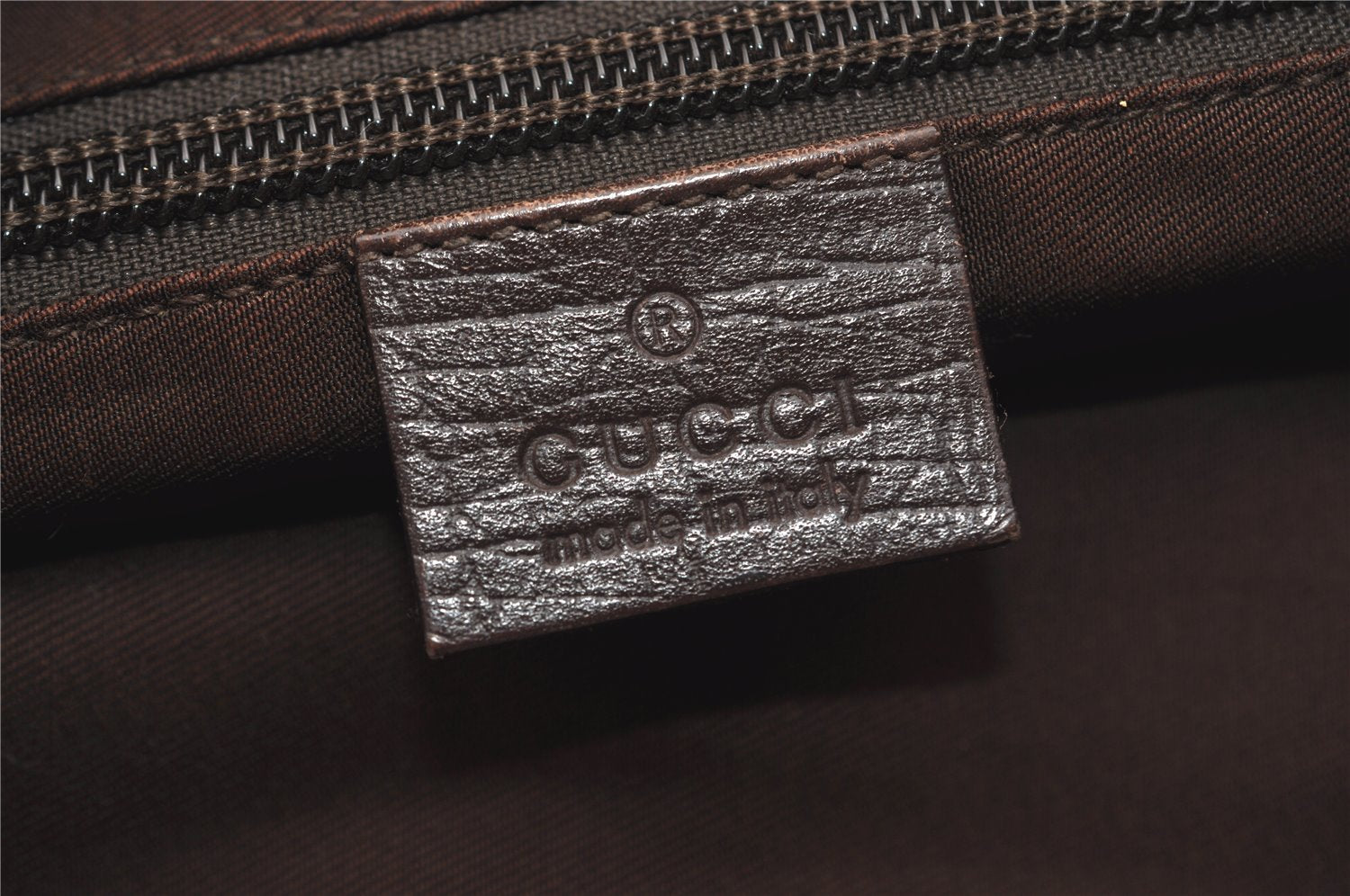 Authentic GUCCI Shoulder Cross Body Bag GG PVC Leather 141626 Brown 1553J