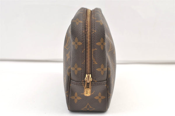 Auth Louis Vuitton Monogram Trousse Toilette 23 Clutch Hand Bag M47524 LV 1553K