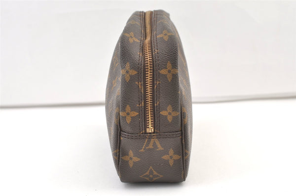 Auth Louis Vuitton Monogram Trousse Toilette 23 Clutch Hand Bag M47524 LV 1553K