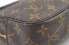 Auth Louis Vuitton Monogram Trousse Toilette 23 Clutch Hand Bag M47524 LV 1553K