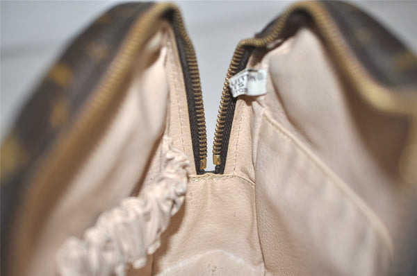 Auth Louis Vuitton Monogram Trousse Toilette 23 Clutch Hand Bag M47524 LV 1553K