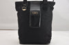 Authentic GUCCI Vintage Shoulder Tote Bag Nylon Leather 0190373 Black 1554K