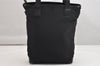 Authentic GUCCI Vintage Shoulder Tote Bag Nylon Leather 0190373 Black 1554K