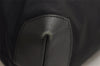Authentic GUCCI Vintage Shoulder Tote Bag Nylon Leather 0190373 Black 1554K