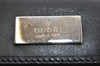 Authentic GUCCI Vintage Shoulder Tote Bag Nylon Leather 0190373 Black 1554K