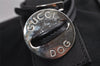 Authentic GUCCI Vintage Shoulder Tote Bag Nylon Leather 0190373 Black 1554K