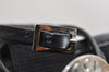 Authentic GUCCI Vintage Shoulder Tote Bag Nylon Leather 0190373 Black 1554K