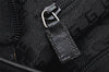Authentic GUCCI Vintage Shoulder Tote Bag Nylon Leather 0190373 Black 1554K