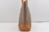 Authentic GUCCI Vintage Micro GG PVC Leather Shoulder Tote Bag Brown Junk 1555J