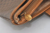 Authentic GUCCI Vintage Micro GG PVC Leather Shoulder Tote Bag Brown Junk 1555J