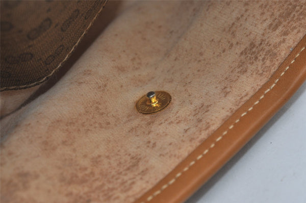 Authentic GUCCI Vintage Micro GG PVC Leather Shoulder Tote Bag Brown Junk 1555J