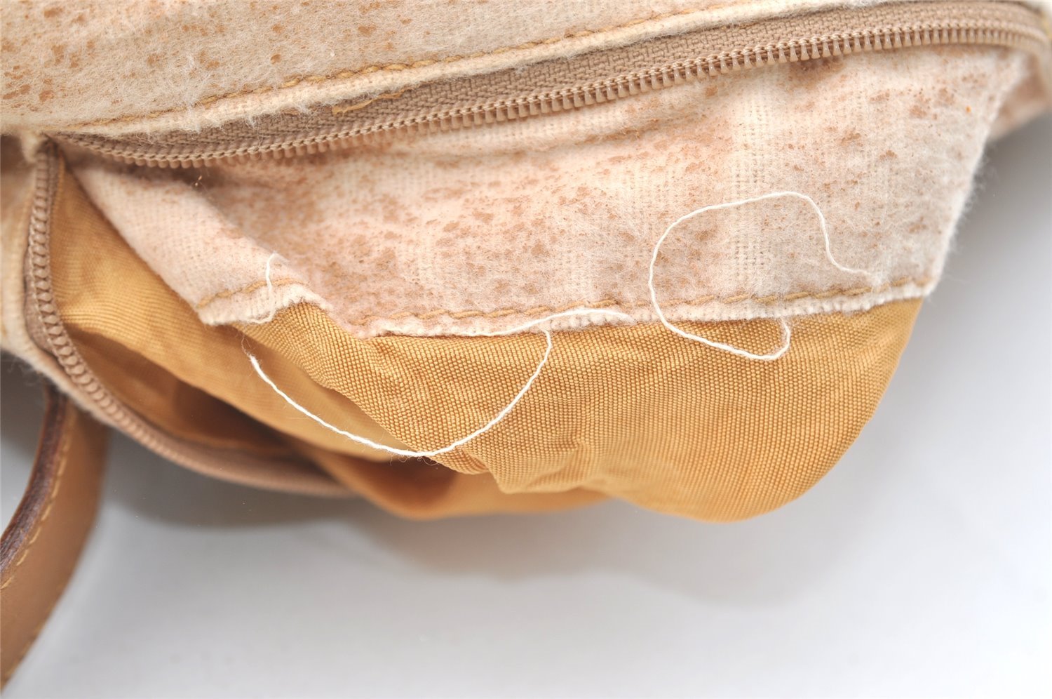 Authentic GUCCI Vintage Micro GG PVC Leather Shoulder Tote Bag Brown Junk 1555J