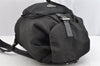 Authentic PRADA Vintage Nylon Leather Drawstring Backpack Black 1555K
