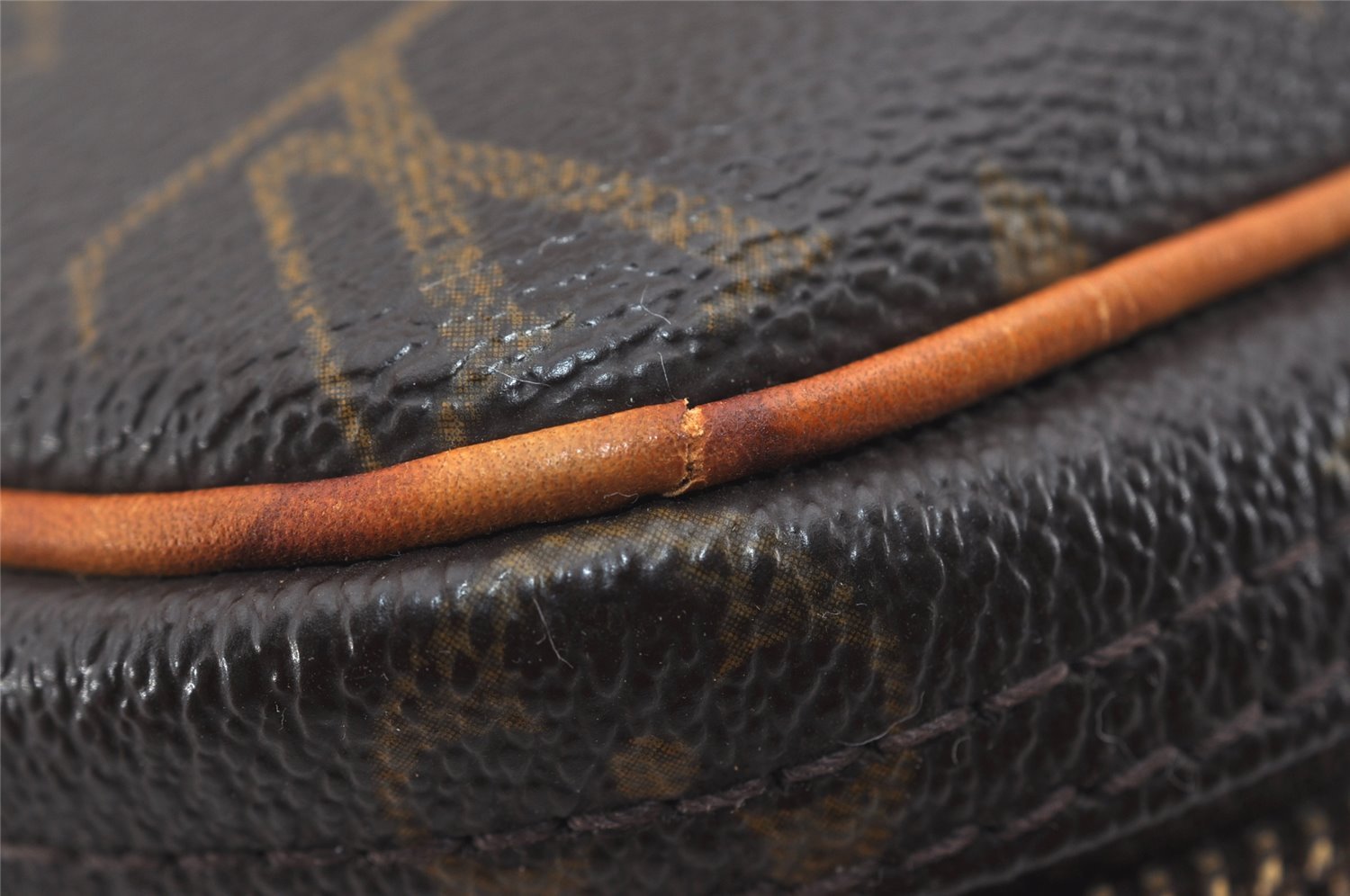 Authentic Louis Vuitton Monogram Reporter PM Shoulder Bag M45254 Junk 1556I