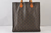 Authentic Louis Vuitton Monogram Sac Plat Hand Tote Bag Old Model LV 1556K