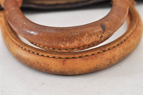 Authentic Louis Vuitton Monogram Sac Plat Hand Tote Bag Old Model LV 1556K