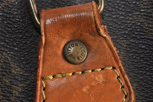 Authentic Louis Vuitton Monogram Sac Plat Hand Tote Bag Old Model LV 1556K