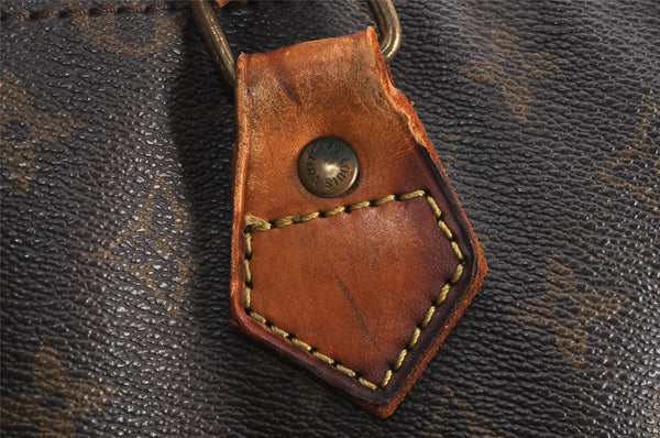 Authentic Louis Vuitton Monogram Sac Plat Hand Tote Bag Old Model LV 1556K