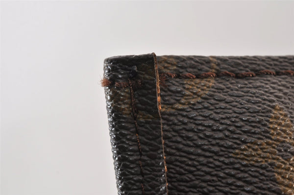 Authentic Louis Vuitton Monogram Sac Plat Hand Tote Bag Old Model LV 1556K