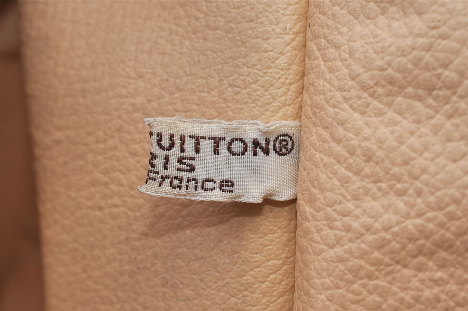 Authentic Louis Vuitton Monogram Sac Plat Hand Tote Bag Old Model LV 1556K